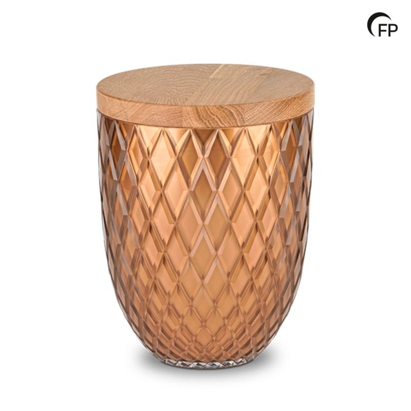 GU 515 Glazen urn Oak Harmony