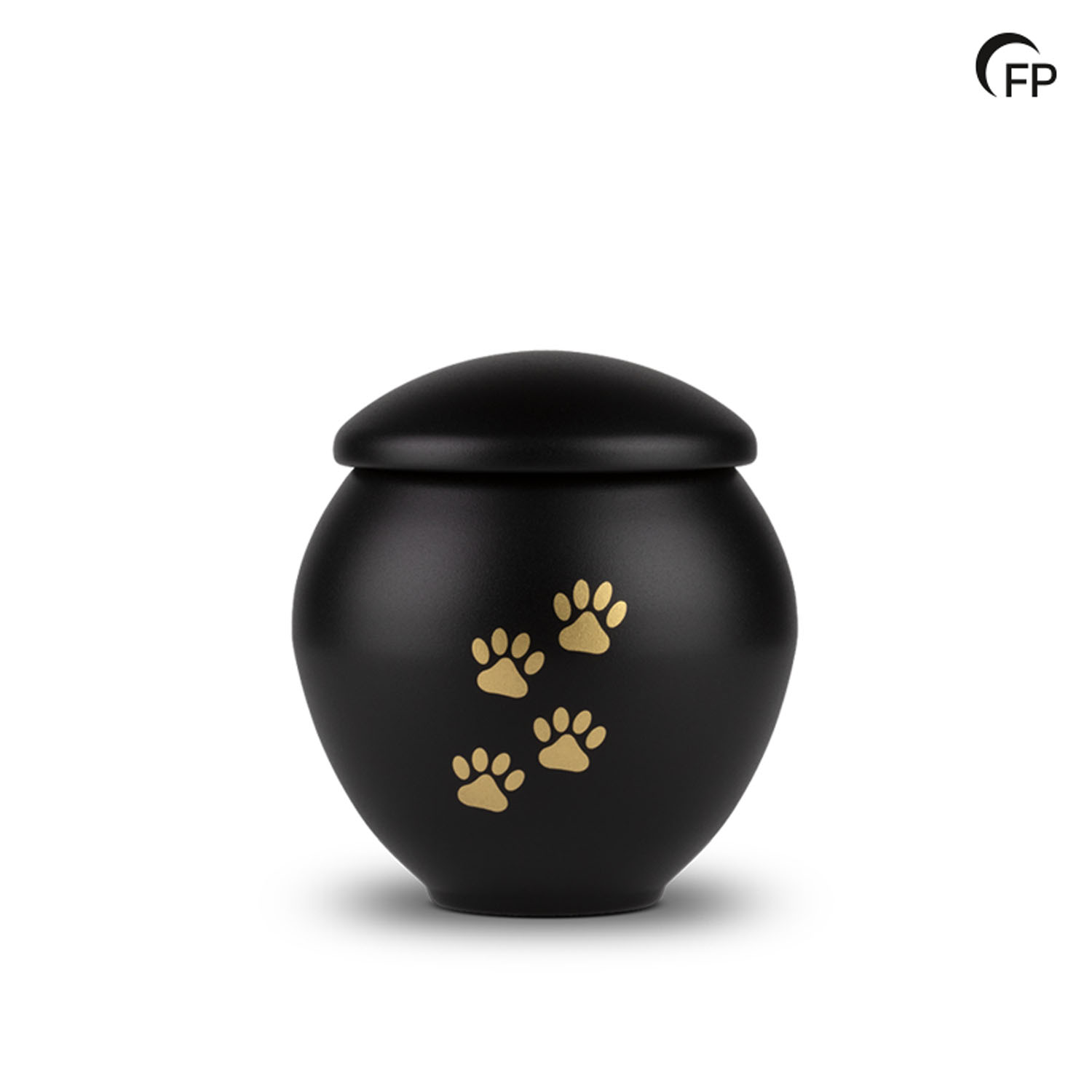 HU 901 L Metaal dierenurn groot - Eternal Black