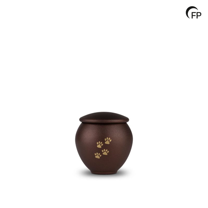 HU 903 S Metaal dierenurn klein - Bronze Memory