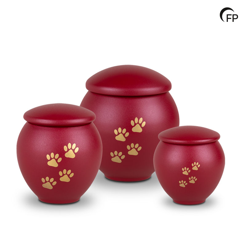 HU 905 S Metaal dierenurn klein - Crimson Soul