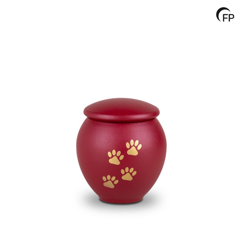 HU 905 M Metaal dierenurn medium - Crimson Soul