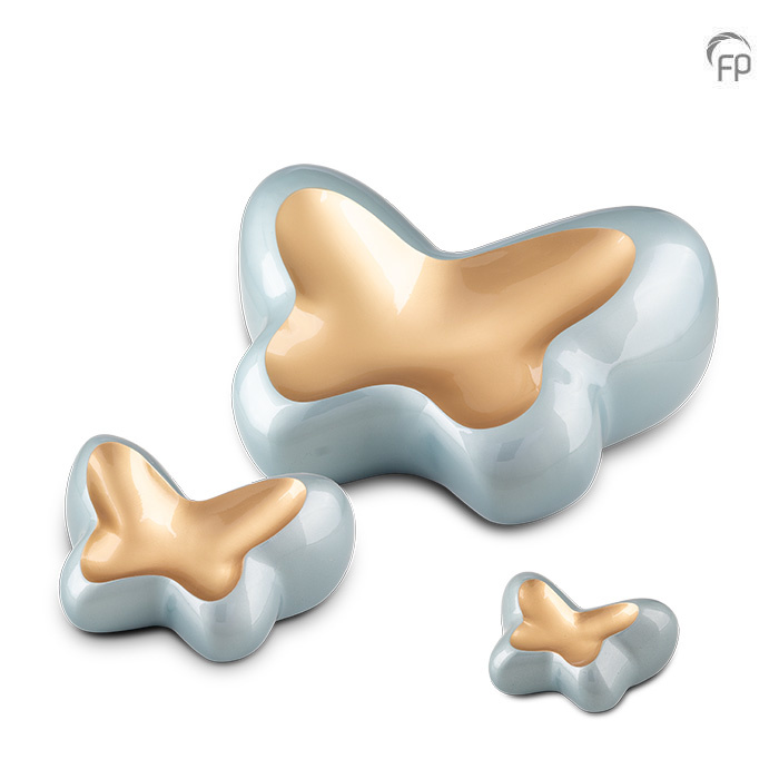FPU 107 Metaal urn Butterfly
