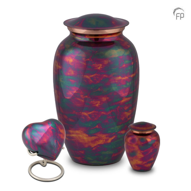 HU 293 Metaal urn Raku