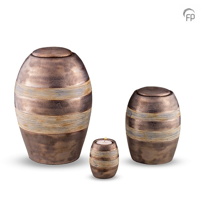 KU 306 M Keramische medium urn metallic