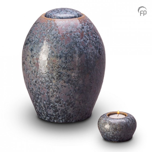 KU 302 Keramische urn kristal lak