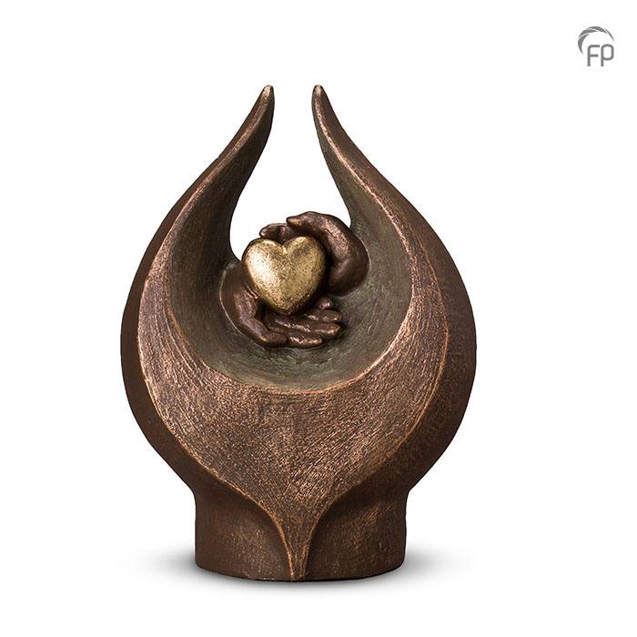 UGK 030 B Keramische urn brons Gevoelens