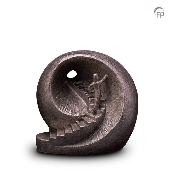 UGKS 041 B Keramische urn zilver Naar het licht